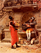 The Serenade - Jehan Georges Vibert - WikiPaintings.org