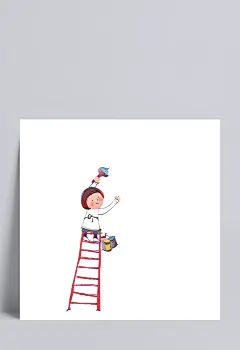 我在劳动|儿童节主题,卡通小孩子,画画,创作,涂鸦,手绘梯子,油漆桶,油漆刷,儿童节主题卡通小孩子画画创作涂鸦手绘梯子油漆桶油漆刷,卡通手绘,素材分类