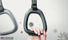 公共交通扶手细菌病毒传染疫情防御海报 海报招贴 医疗健康