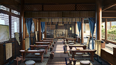 飘香大鸡腿采集到场景原画中国风