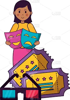 人,影片,电影,传媒,事件,愉悦,概念,票,休闲,设计