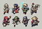 @donut_daisuki RPGのジョブ的なものpixelart ドット絵