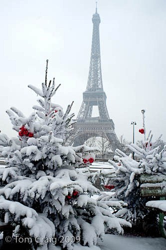 雪地巴黎