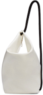 MM6 Maison Margiela White & Black Leather Rope Backpack | @andwhatelse: 