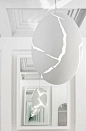 Broken Egg Architectural Installation for Artpark in Inhotim | lighting . Beleuchtung . luminaires | Design: Ingo Maurer |: 