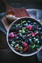 Plum & Summer Berry Lavender Crisp by Eva Kosmas Flores: 