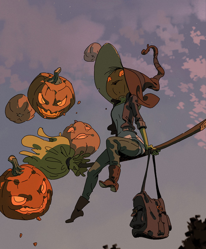 Pumpkin Witch by Var...