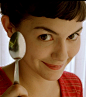 #45 
角色：Amelie Poulain 
饰者：Audrey Tautou 
影片：Amelie