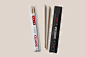 Chopsticks Mockup 一次性木质筷子筷套模型品牌logo标识设计贴图ps样机素材_UIGUI-国外高品质设计素材共享网