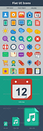 40 Flat UI Icons - Icons 