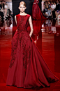 elie saab 2013秋冬高级定制时装秀之红色礼服