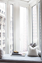 Apartment windows perfect area for chilling and reading ITCHBAN.com // Architecture, Living Space & Furniture Inspiration #07