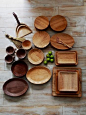 Beautiful wood pieces: 