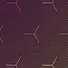 This may contain: an abstract background with lines and dots in purple, pink and orange colors on top of each other