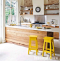 靓丽的厨房吧台装修效果图—土拨鼠装饰设计门户