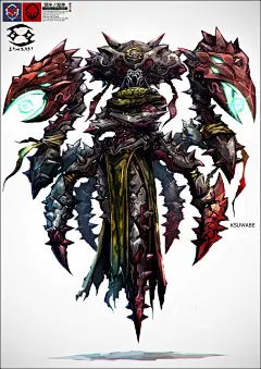 ♋巨蟹座之魔神插画图片壁纸