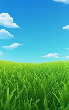 蓝天白云草地素材图片壁纸