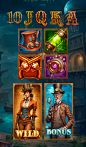 STEAMPUNK Steam Game Art mobile game casino slot slot game game design  Steampunk art Character design 