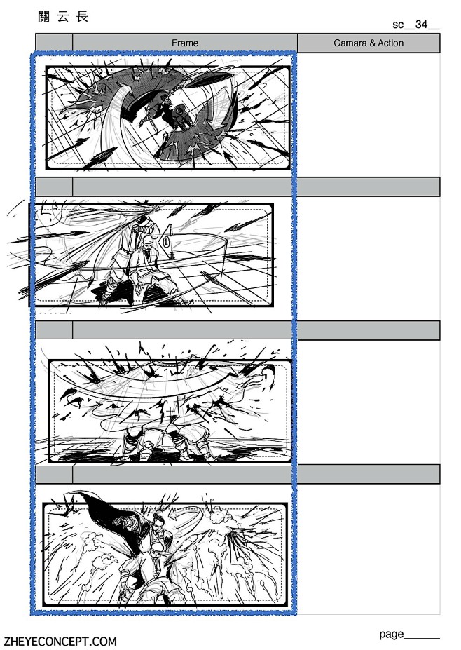 电影 
关云长 Storyboard
星...