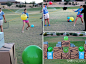 DIY Life-sized Angry Birds game for backyard