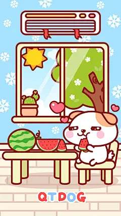 秋田君夏日手机壁纸