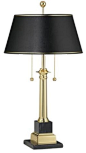 Georgetown Solid Brass Desk Lamp - traditional - Table Lamps - Lamps Plus