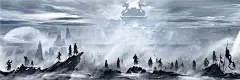 《雪中悍刀行》插画:十八宗师战北莽
