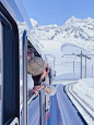 瑞士雪国冰川列车采尔马特童话世界