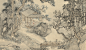 中国风国画古代名人名画夏五吟梅图轴一局部