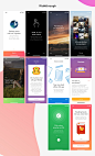 Charlotte iOS UI Kit : Huge trendy collection of mobile screens and components. Fully customized. Bright and fresh iOS UI Kit with lots of useful and beautiful elements. Always be on the top creating your designs via your favorite graphics platform.