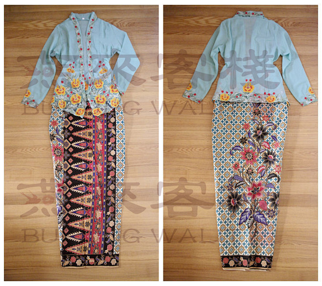 马来西亚民族服装 娘惹装 kebaya/sarong 东南亚-淘宝网服饰色纂色同