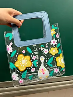 少儿美术｜春天气息的PVC手提袋手绘 - 小红书