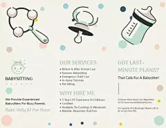 Customize Baby Brochure Templates - PhotoADKing
