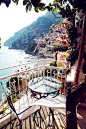 The Amalfi Coast (Italy) and its built terraces are as beautiful as Cinque Terre. In Amalfi Coast is possible to enjoy views like these, in the town of Positano. Terraces dressed up with colourful buildings and sea views. A great bet for summer.