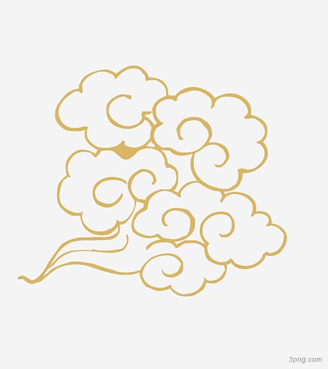 线条祥云祥云|云纹图案|装饰|云纹|中国.
