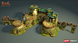 Albion Online : Swamp 3d Highlands buildings and props, Airborn Studios : Since early 2016 we had been working with the friendly souls over at Sandbox Interactive, contributing concepts as well as 3D assets for the world of Albion Online. Much of our time