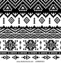 Seamless ethnic pattern background with geometric aztec, maya, peru, mexican, tribal, american, indian elements.