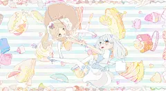 插画手绘 二次元美女 动漫 萌 壁纸