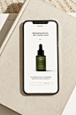 其中包含：Custom Shopify Mobile Product Page Design Inspiration, skincare brand website design