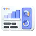 Analysis data 3D Icon