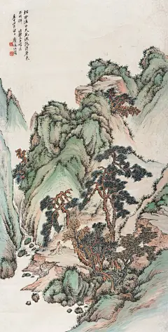 汪声远山水画作品欣赏
