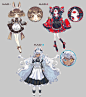 (CLOSED) Auction 02 - maid (AB ADD) by yuk-hoe