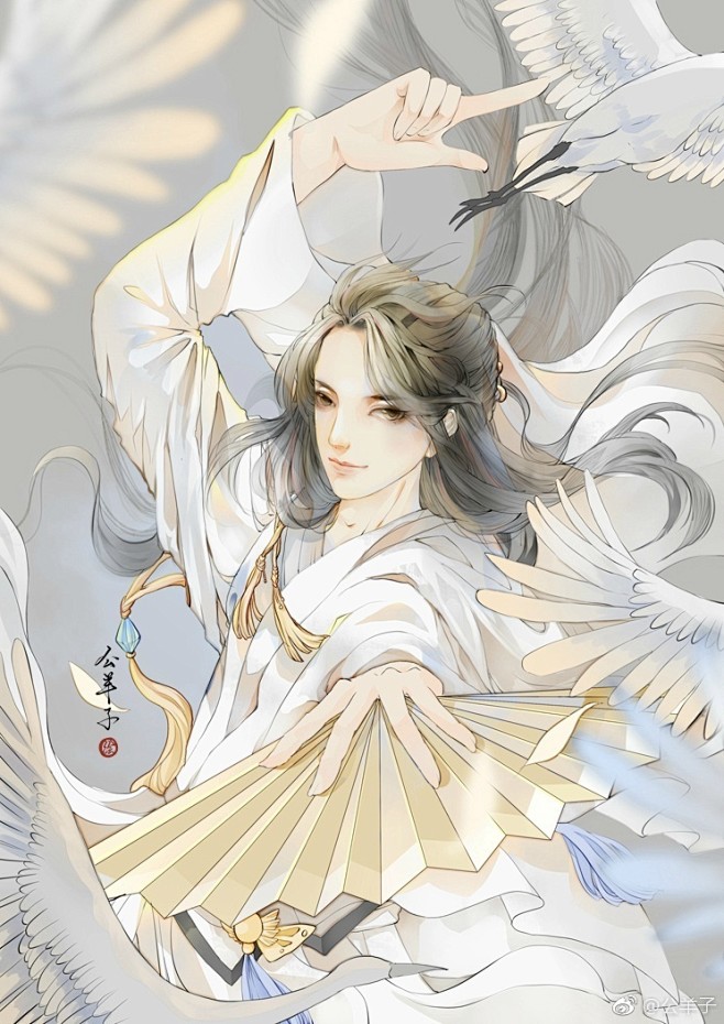 〔 古风美男 〕作者' 公羊子