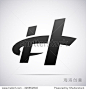 Logo for letter H. Design template