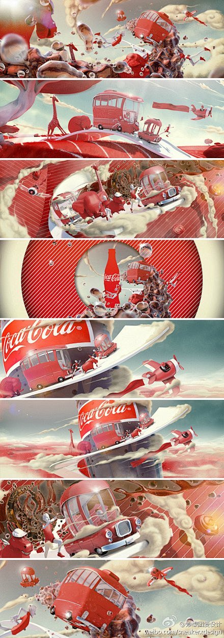 可口可乐宣传画