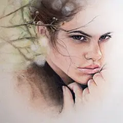 国外大师唯美彩铅插画