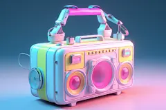 家电怀旧收音机录音机模型