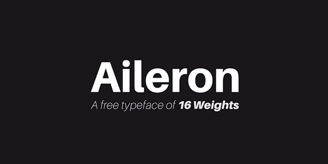 Aileron Font Family ...