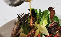 沙拉,有机食品,美国,水平画幅,芝麻,无人,开胃品,醋,摄影