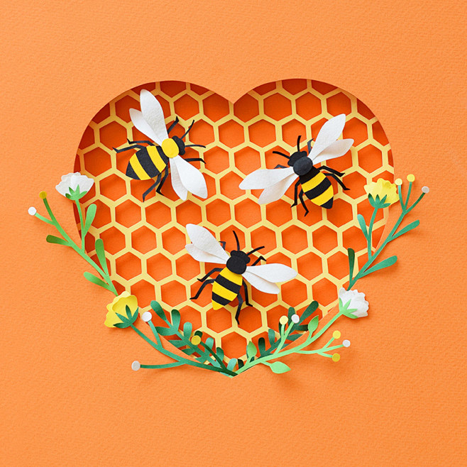 Honey Bee | Paper ar...